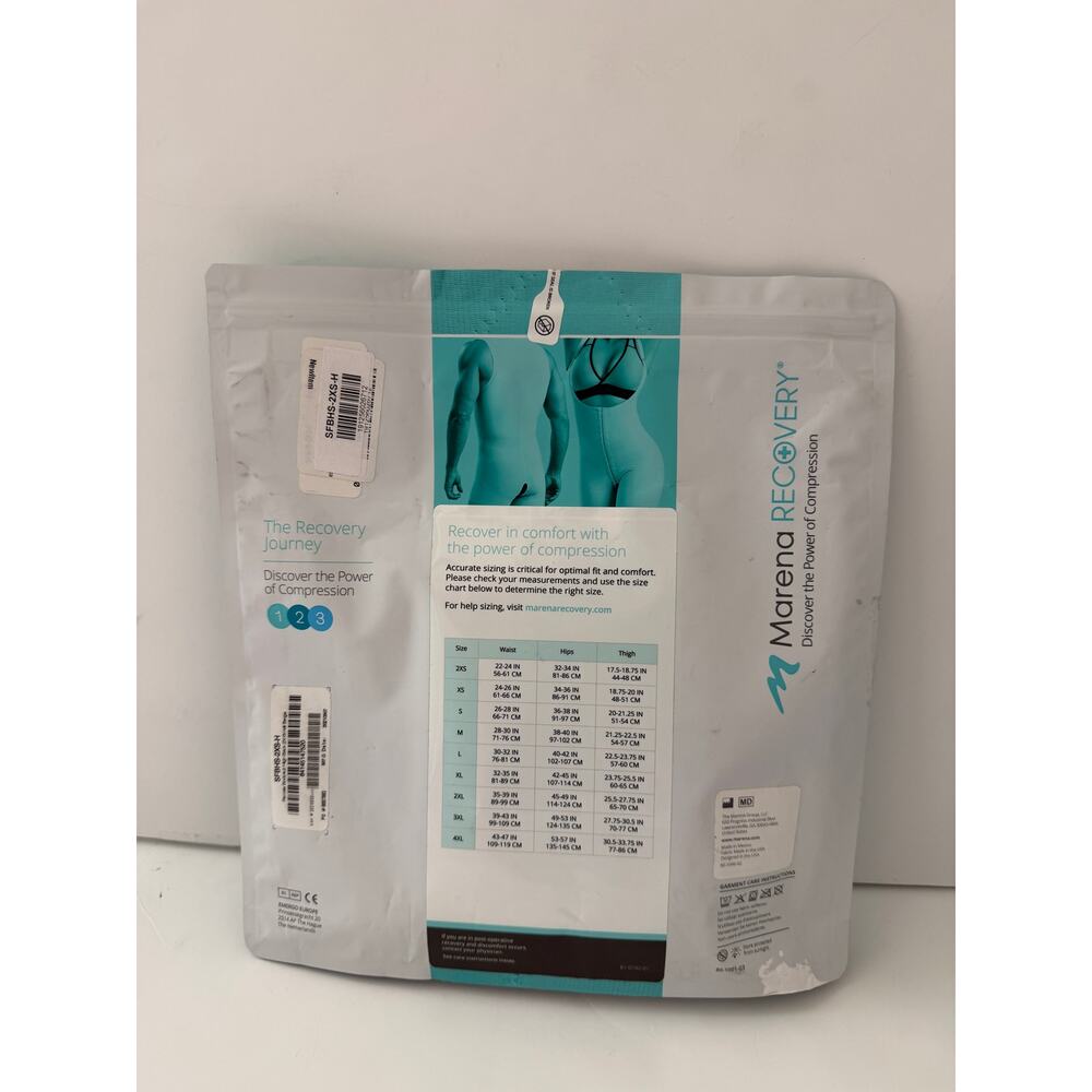 Marena Recovery Girdle with High Back Short Length SFBHS 2X SMALL Beige - Picture 2 of 3